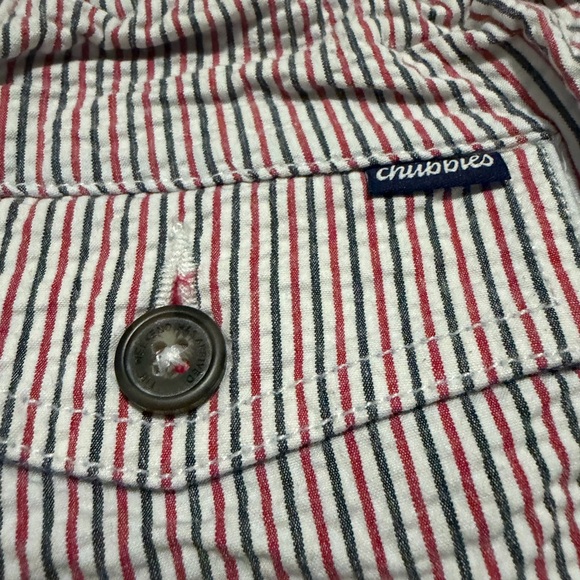 Chubbies 5.5” Seersucker Elastic Waistband Striped Shorts - Picture 6 of 8